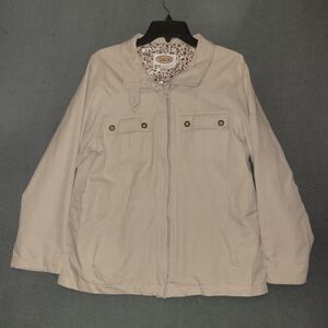 Talbots Small Women's Light Tan Utility Jacket